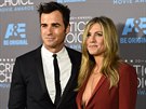 Justin Theroux a Jennifer Anistonová (Los Angeles, 15. ledna 2015)