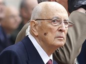 Italsk prezident Giorgio Napolitano rezignoval a opustil prezidentsk palc...