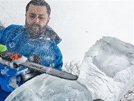 Bhem festivalu pindlerovsk zima vznikly tak sochy sportovc z ledu. (17. 1....