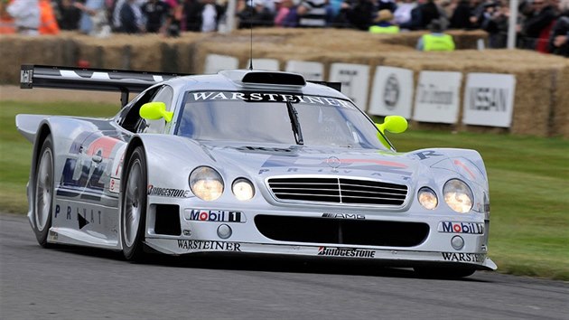 Zvodn Mercedes CLK GTR AMG na Goodwoodskm festivalu rychlosti