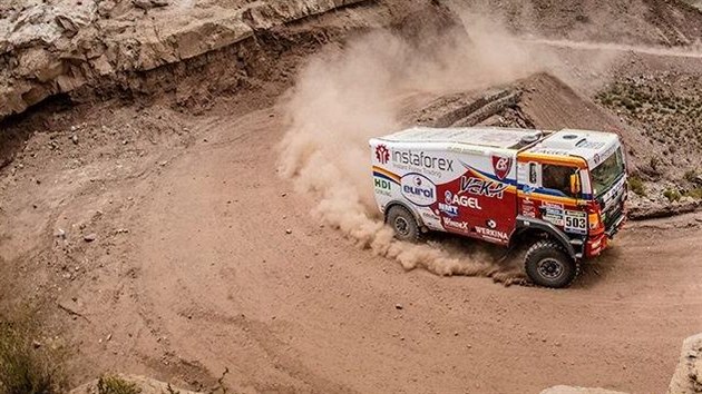 Ale Loprais se svm manem na Rallye Dakar.