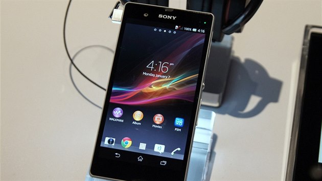 Sony Xperia Z na veletrhu CES v Las Vegas