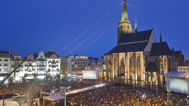 Slavnostní zahájení Evropského hlavního msta kultury 2015 v Plzni.