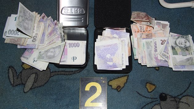 Pi domovnch prohldkch policist zajistili i pl milionu korun v hotovosti.