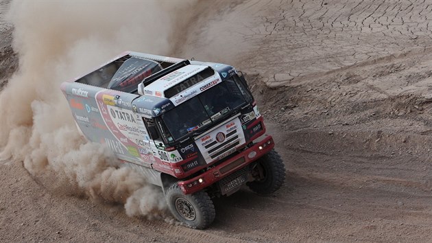 Martin Kolom v devt etap Rallye Dakar.