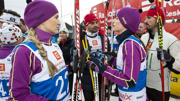 Missky Lucie Křížková a Veronika Procházková se poprvé postavily na start Jizerské 50.