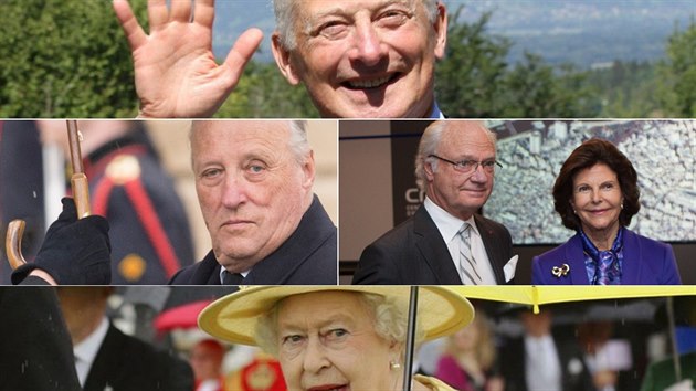 Nejbohatím monarchou v Evrop je  lichtentejnský kníe Jan Adam II. (nahoe),...