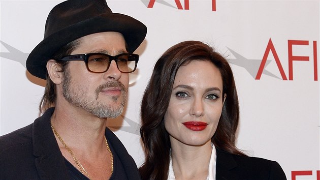 Brad Pitt a Angelina Jolie (Los Angeles, 9.ledna 2015)