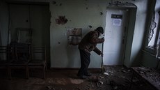 Dtskou nemocnici v Doncku zasáhl dlostelecký granát  (19. ledna 2015)