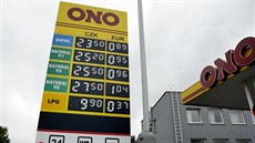 Benzinová stanice Tank Ono na archivním snímku z roku 2009.
