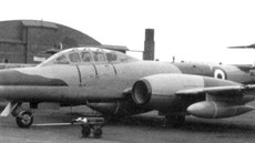 Meteor NF Mk.11 používaný k testům radarů, v tomto případě pro letoun TSR.2.