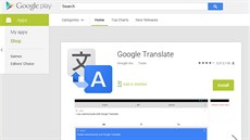 Aplikace Google Translate bude umt rozpoznat e a peloit ji.