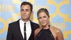 Justin Theroux a Jennifer Anistonová (Beverly Hills, 11. ledna 2015)