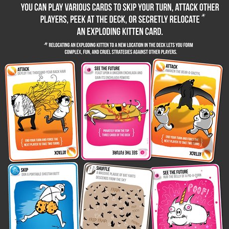 Spoleensk karetn hra Exploding Kittens