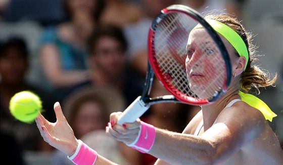 JDE ZA VÍTZSTVÍM. Petra Kvitová ve druhém kole Australian Open.