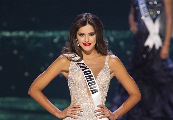 Miss Kolumbie Paulina Vegová na Miss Universe (Miami, 21. ledna 2015)