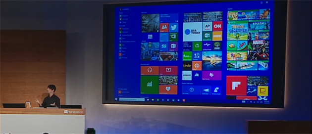 Windows 10 budou umt nabídku Start roztáhnout na celou plochu.