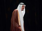 Saúdskoarabský král Salmán bin Abd al-Azíz al Saúd. (23. ledna 2015)