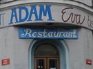 Oputn restaurace Adam a Eva v centru Jablonce nad Nisou. 
