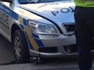 Nehoda policejního vozu v kiovatce ulic Vinohradská a umavská v Praze 2....