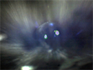 Snímky z ultrarychlé kamery zachycující primární fázi výbuchu kapky slitiny...