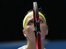 ROZPLENÁ. Petra Kvitová v prvním kole Australian Open.