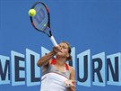 T̎KÝ MÍ. Barbora Záhlavová-Strýcová ve druhém kole Australian Open.