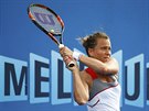 V MELBOURNE SE DAÍ. Barbora Záhlavová-Strýcová ve druhém kole Australian Open.