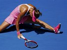 MARNÝ BOJ. Lucie Hradecká ve tetím kole Australian Open.