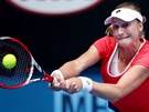 SÍLA. Jekatrina Makarovová ve tetím kole Australian Open.