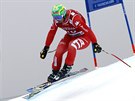 Dominik Paris si jede pro vítzství v superobím slalomu v Kitzbühelu.