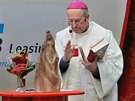 Biskup Frantiek Radkovsk posvtil soku svat Barbory patronky hornk.