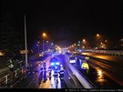 Tragická nehoda uzavela 22. ledna nad ránem Evropskou ulici ve smru z centra...