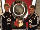 Michal Sadílek (vpravo) byl na stái i v nizozemském Feyenoordu Rotterdam....