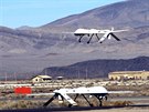 Test modernizace dronu MQ-1 Predator, která umouje operátorovi ovládat více...