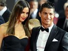 Irina aiková a Cristiano Ronaldo (Curych, 7. ledna 2013)