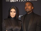 Kim Kardashianová a Kanye West (Washington, 24. ledna 2015)