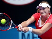 SLA. Jekatrina Makarovov ve tetm kole Australian Open.