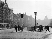 První moderní semafor v Praze byl na Václavském námstí.