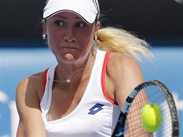 ODHODLAN. Denisa Allertov ve druhm kole Australian Open.
