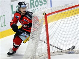 Hokejista Znojma Adam Havlík v EBEL lize.