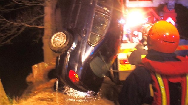 Dopravní nehoda u obce Netunice (21. 1. 2015)