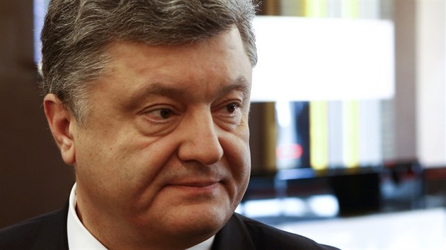 Ukrajinsk prezident Petro Poroenko (21. ledna 2015).