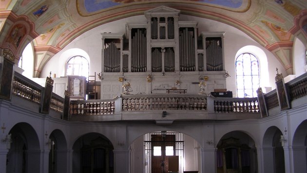 Varhany v Bozkov jsou impozantnm nstrojem.