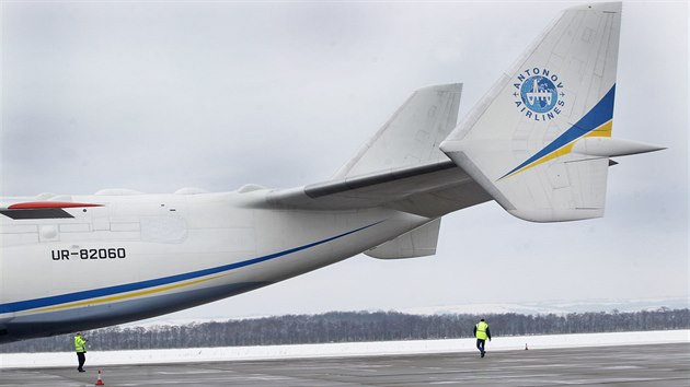 Událost pro mošnovské letiště - po 26 letech tam přistál největší letoun na světě Mrija.