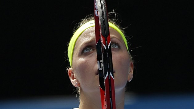 ROZPLEN. Petra Kvitov v prvnm kole Australian Open.