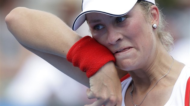 HORKO DV ZABRAT. Denisa Allertov ve druhm kole Australian Open.