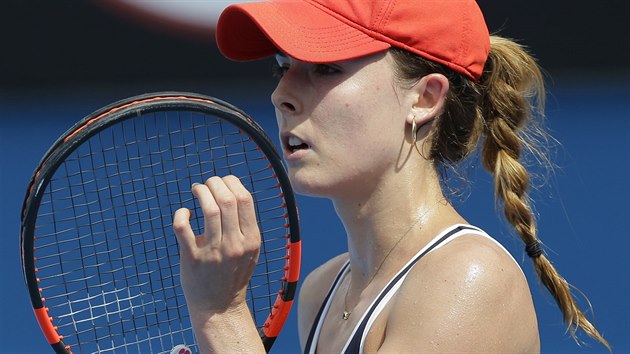 PEM݊LEN. Aliz Cornetov ve druhm kole Australian Open.