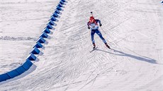 NEDAILO SE. Michal lesingr na trati sprintu v italské Anterselv, kde skonil...