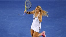 RADOSTNÝ ÚSMV. Dominika Cibulková na Australian Open válí. Práv vyadila...
